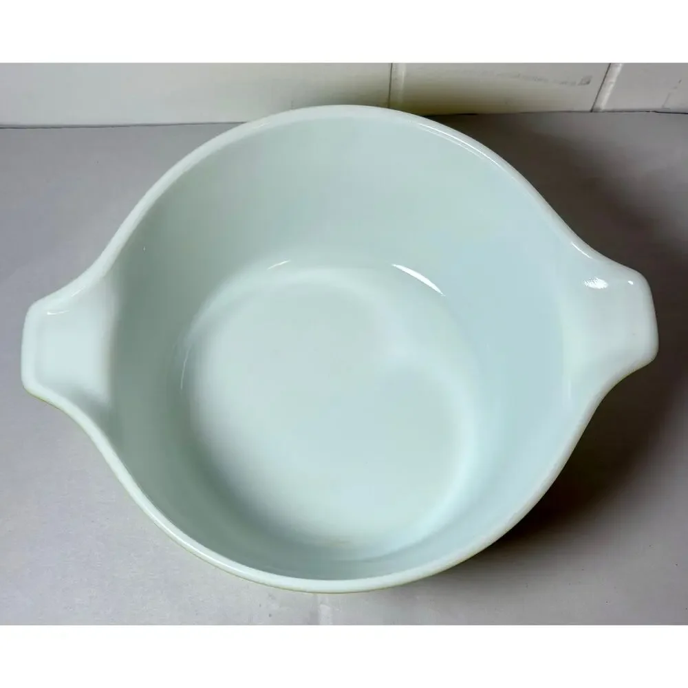 Vintage 1970s PYREX Olive Green 474-B Casserole Dish USA